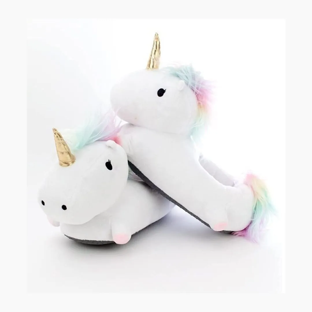 Unicorn Plush Shoes (UK Size 3-6)