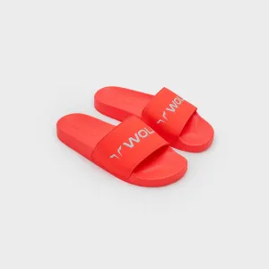 WOLF Sliders - Men - Coral