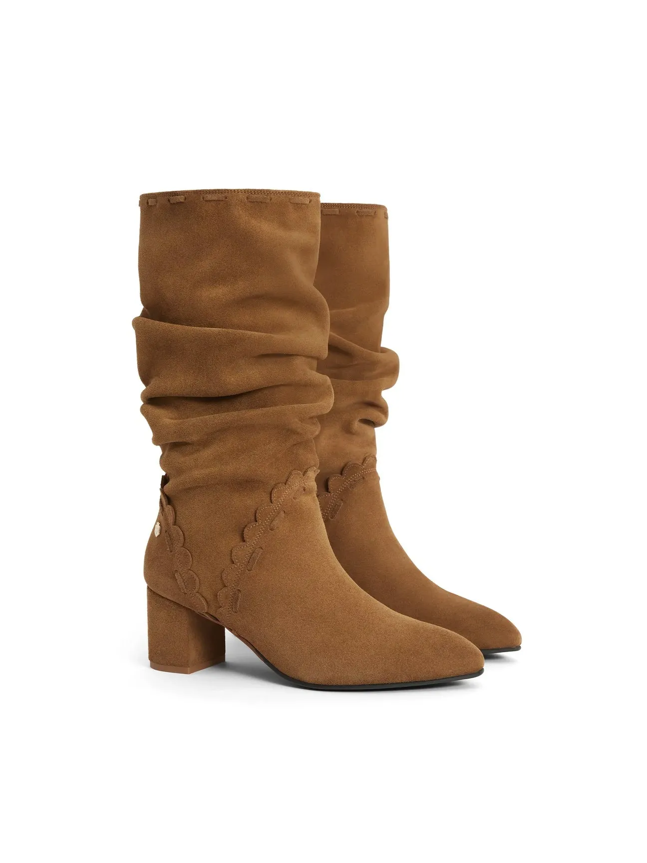 Women’s Bakewell Slouch Boot - Tan Suede