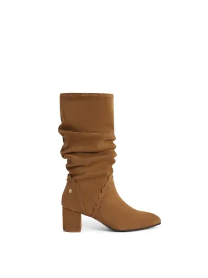 Women’s Bakewell Slouch Boot - Tan Suede