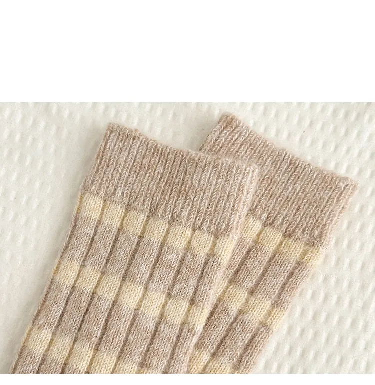 Women's Striped Wool Socks