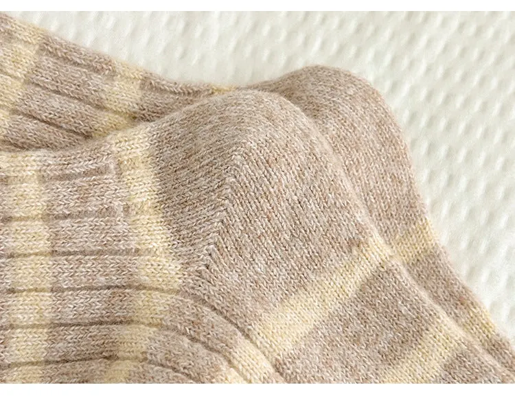 Women's Striped Wool Socks
