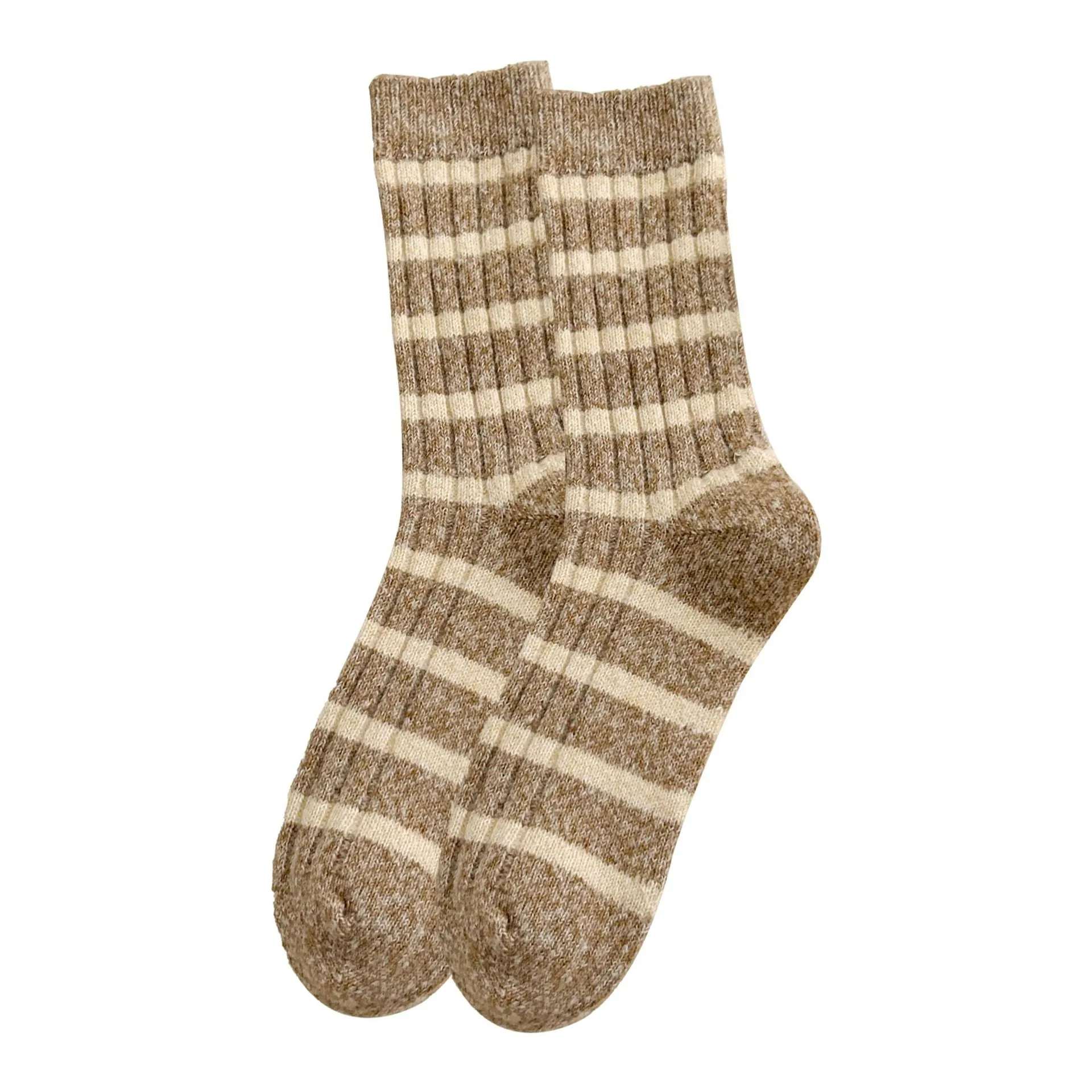 Women's Striped Wool Socks