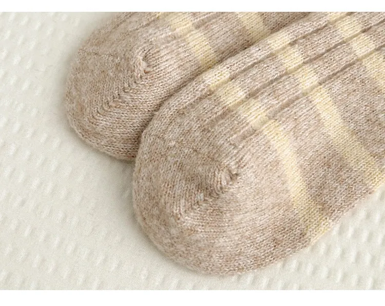 Women's Striped Wool Socks
